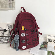 Large nylon sports backpack, view 6 - MRSLM
