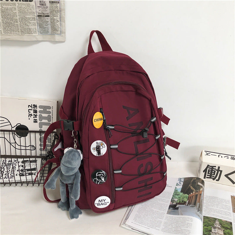 Large nylon sports backpack, view 6 - MRSLM