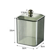 clear acrylic qtip holder, view 2 - MRSLM