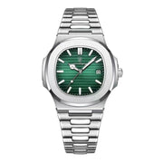 square quartz men's watch, view 3 - MRSLM