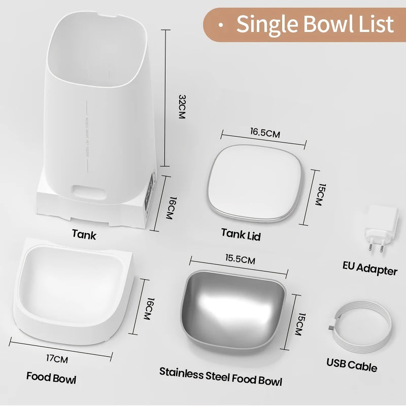 Automatic cat feeder, view 4 - MRSLM