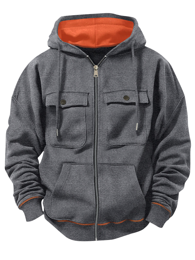 men's zipper sweater, view 7 - MRSLM