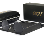 steampunk round polarized sunglasses, view 6 - MRSLM