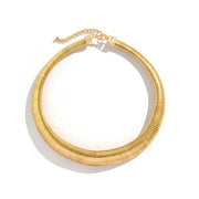 spiral chunky choker necklace, view 9 - MRSLM