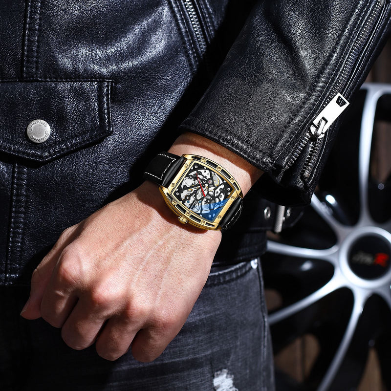 men's skeleton automatic mechanical watch - MRSLM