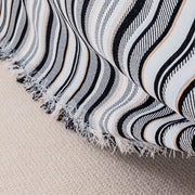 striped chenille sofa cover, view 9 - MRSLM