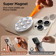 magnetic phone mount with silicone strap, view 8 - MRSLM