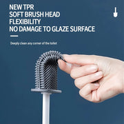 wall hanging toilet brush holder, view 6 - MRSLM
