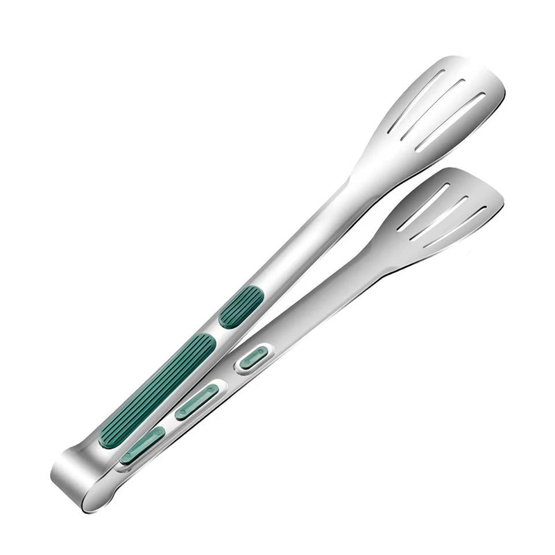 stainless steel BBQ tongs, view 2 - MRSLM