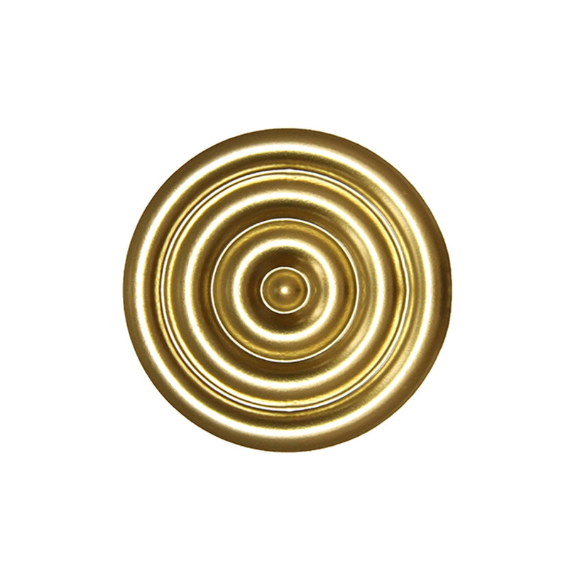 Round gold metal wall hanging, view 6 - MRSLM
