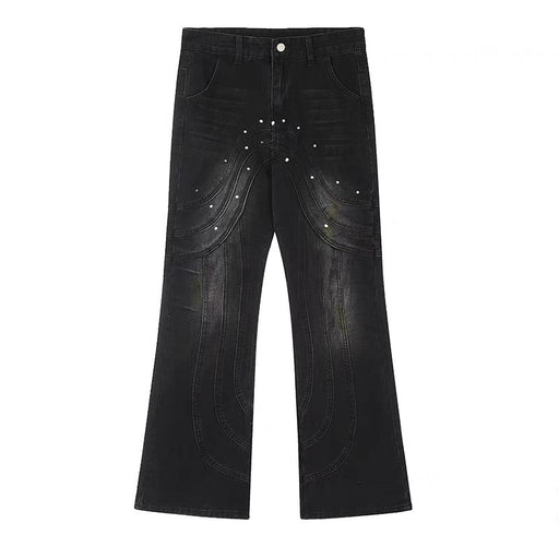 men's loose stitched jeans, view 6 - MRSLM