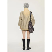 women's bomber jacket with pockets, view 6 - MRSLM