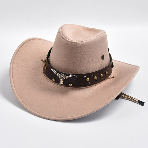 vintage western cowboy hat, view 4 - MRSLM