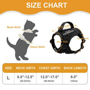 nylon cat harness vest, view 10 - MRSLM