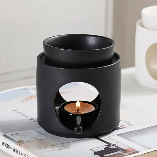 elegant porcelain aroma burner candle holder - MRSLM