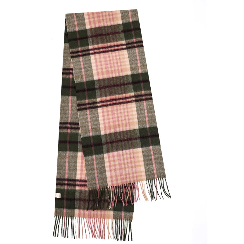 classic plaid unisex scarf, view 3 - MRSLM