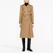 double-breasted trench coat with sash - MRSLM