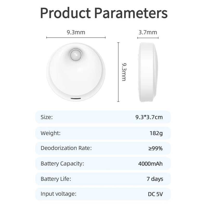 smart cat odor purifier, view 7 - MRSLM