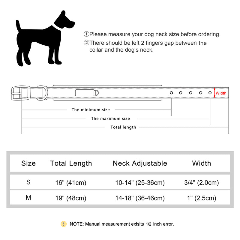 padded nylon dog collar, view 7 - MRSLM