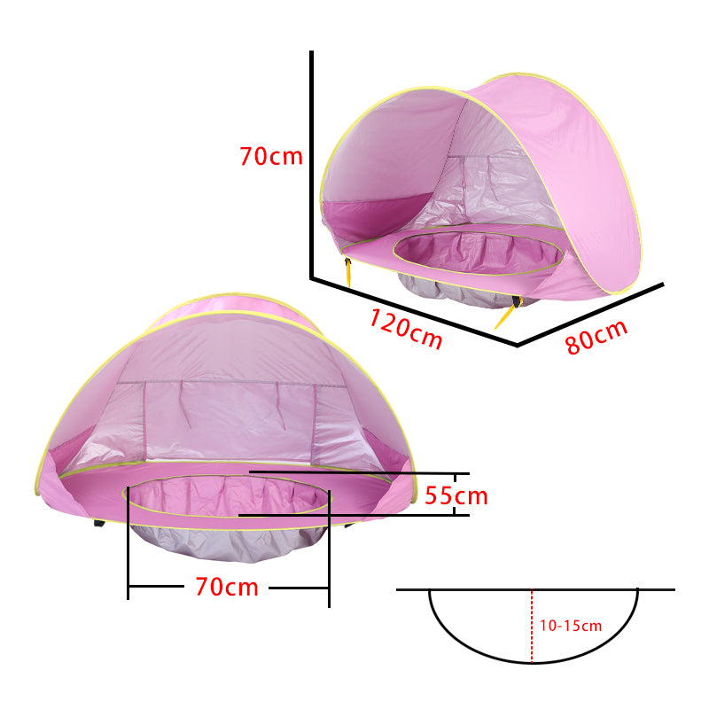 baby beach tent, view 5 - MRSLM