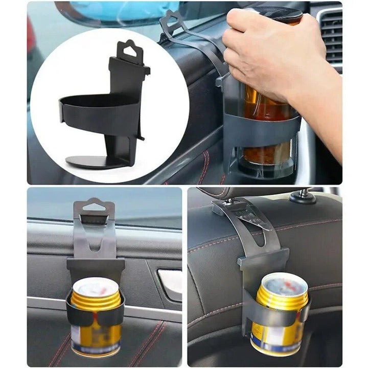 Universal Car Backseat Drink Holder and Storage Hook