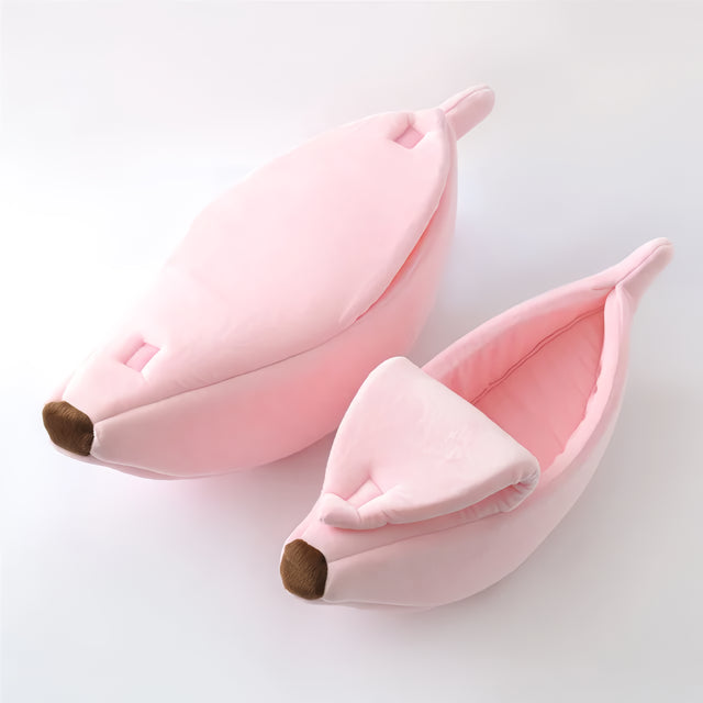 banana shape soft pet bed, view 4 - MRSLM