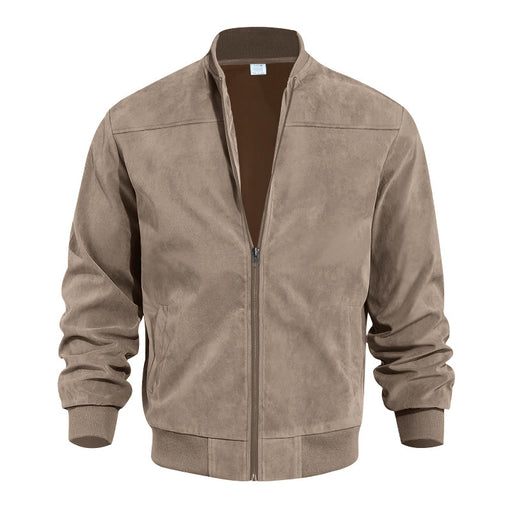 stylish vintage slim men's jacket, view 2 - MRSLM