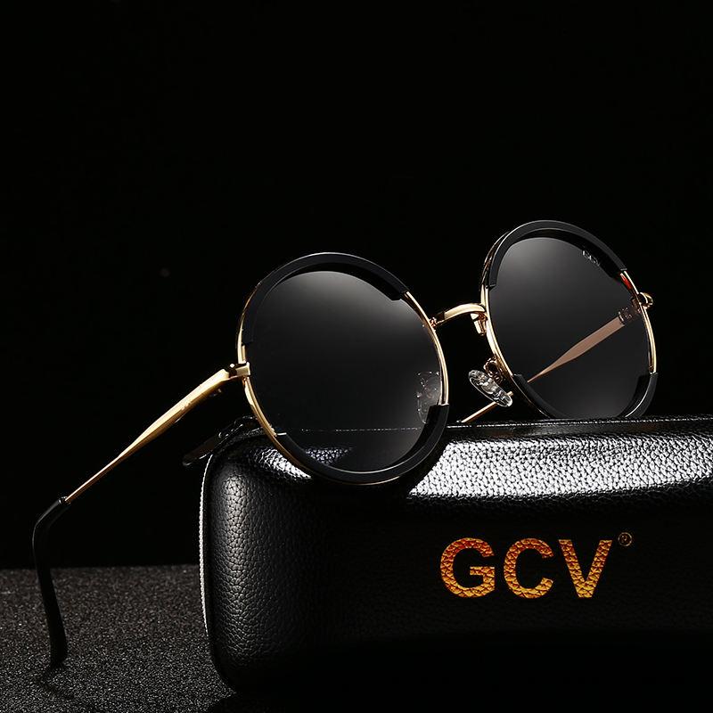 round frame polarized sunglasses, view 7 - MRSLM