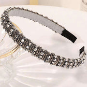 rhinestone crystal headband, view 6 - MRSLM