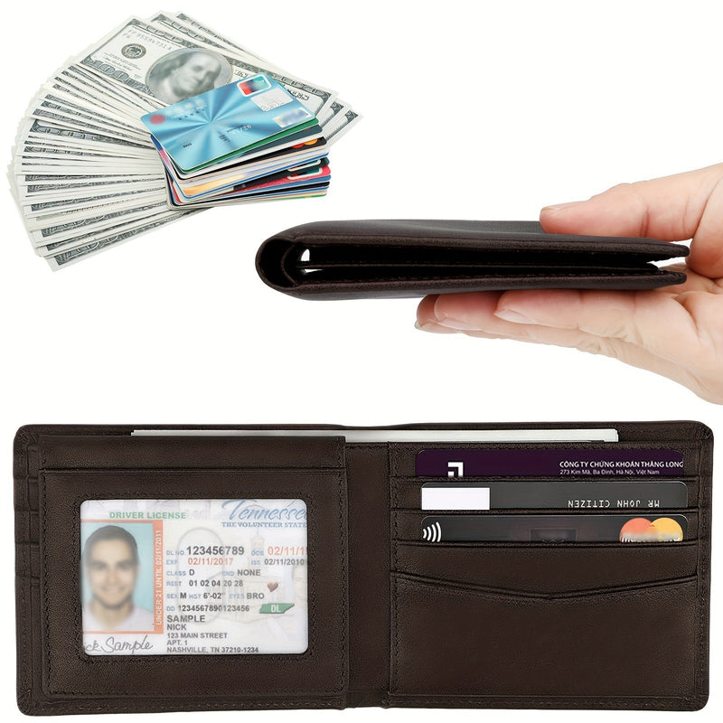 three-fold men's wallet, view 3 - MRSLM