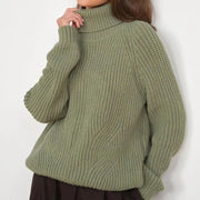 warm turtleneck sweater for women, view 21 - MRSLM
