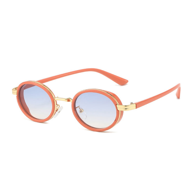gradient oval sunglasses, view 5 - MRSLM