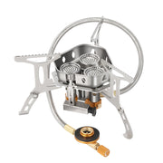 Three-head camping stove, view 4 - MRSLM