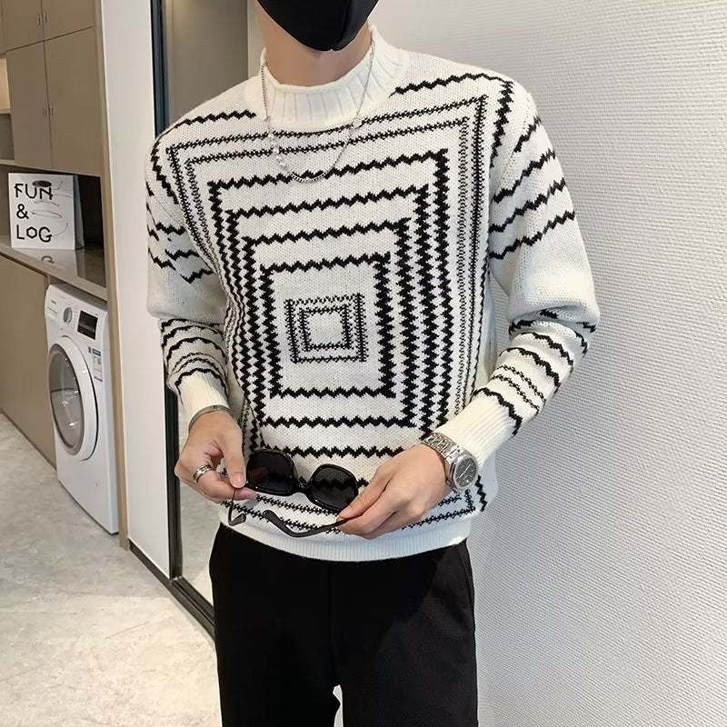 striped sweater, view 2 - MRSLM