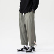 solid color loose drape trousers - MRSLM