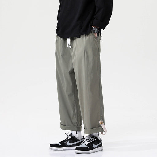 solid color loose drape trousers - MRSLM