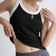 knitted ribbed camisole for women - MRSLM