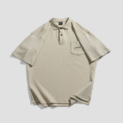 men's retro cotton polo shirt, view 5 - MRSLM