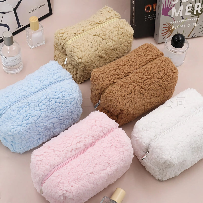lambswool cosmetic bag, view 9 - MRSLM
