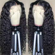 wine red long front lace wig, view 6 - MRSLM