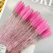 Disposable crystal eyelash brushes, view 2 - MRSLM