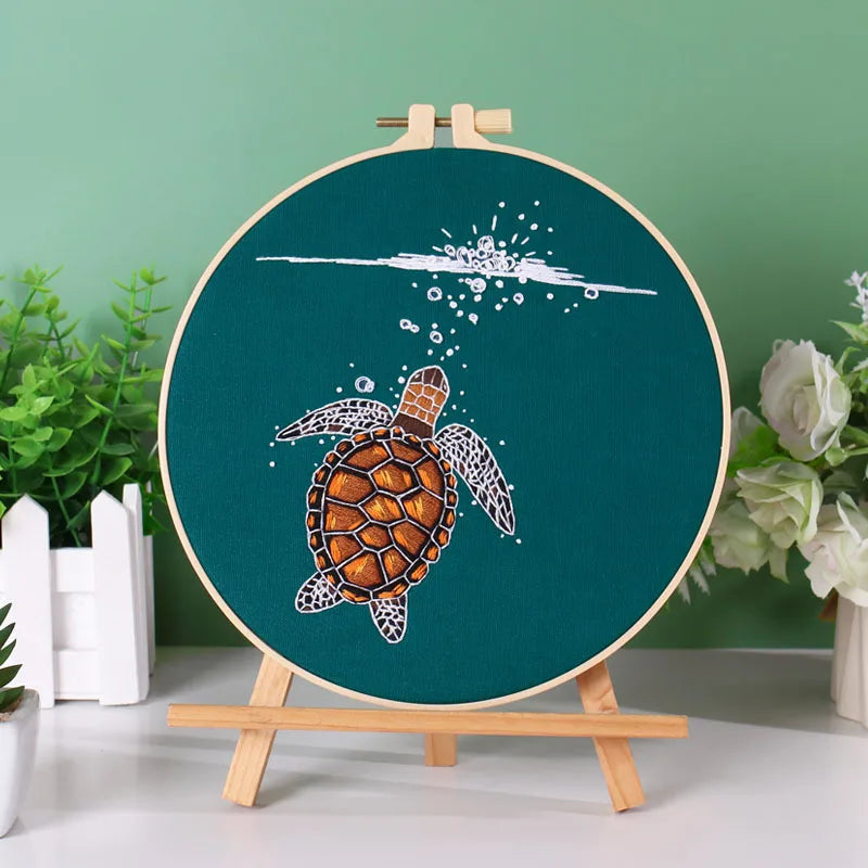 coastal embroidery starter kit, view 5 - MRSLM