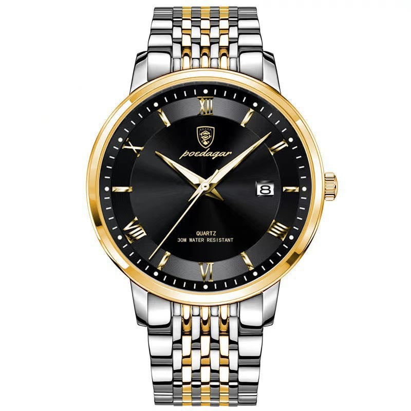 men's quartz calendar watch, view 4 - MRSLM