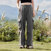women's wide leg summer pants, view 5 - MRSLM