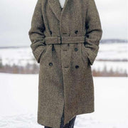 men's woolen long coat - MRSLM
