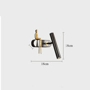 creative bedroom wall lamp, view 2 - MRSLM