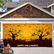 Halloween garage door backdrop hanging cloth, view 30 - MRSLM