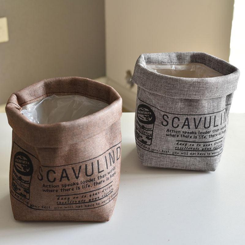 fabric flower pot cover and storage bag, view 7 - MRSLM