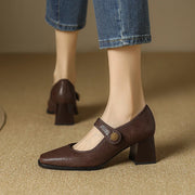 elegant autumn mary jane pumps, view 5 - MRSLM