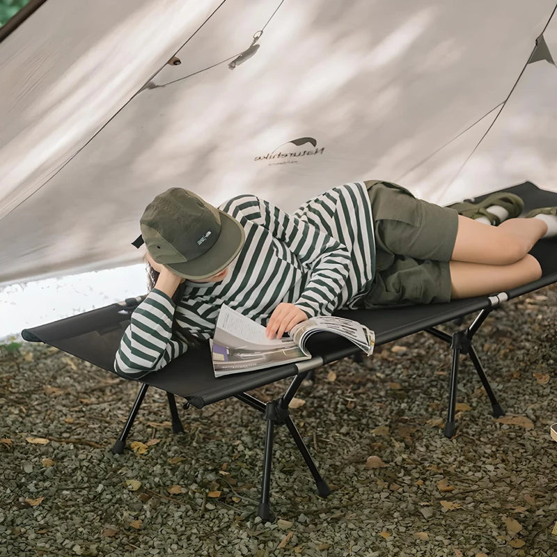 Ultralight aluminum alloy camping cot, view 5 - MRSLM